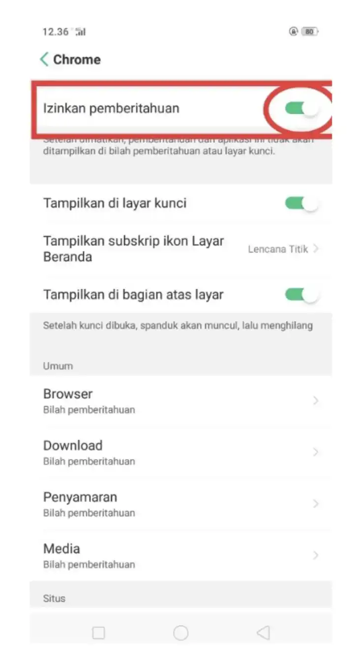 cara menghilangkan iklan di hp oppo A5s